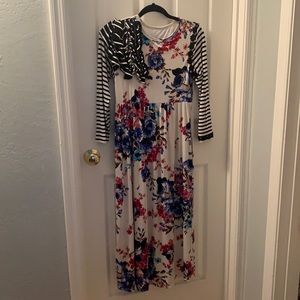 Modest Custom Dress (Multi-Print)